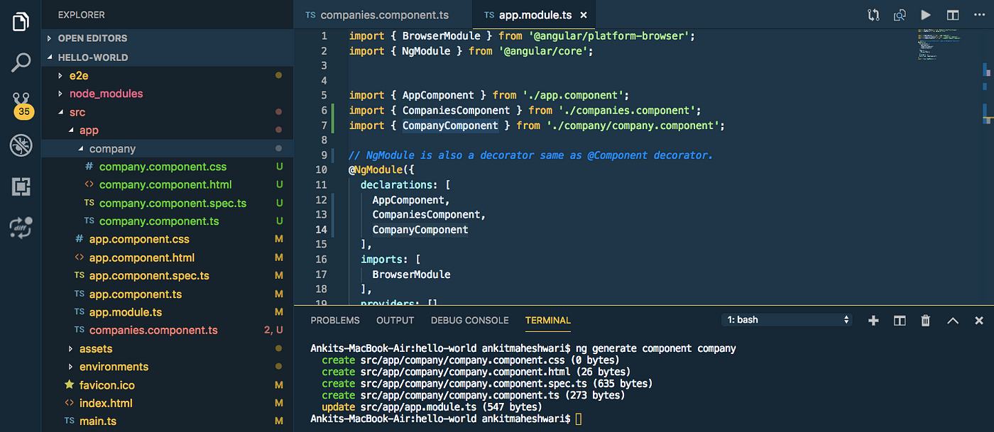 What are Components and Modules in Angular. | by Ankit Maheshwari |  JavaScript in Plain English