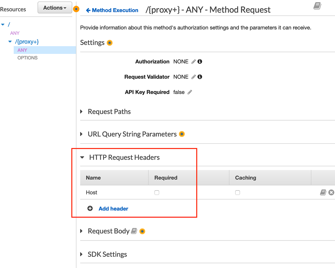 Protect your web server with AWS API Gateway, with HTTP headers forwarded |  Medium | Medium