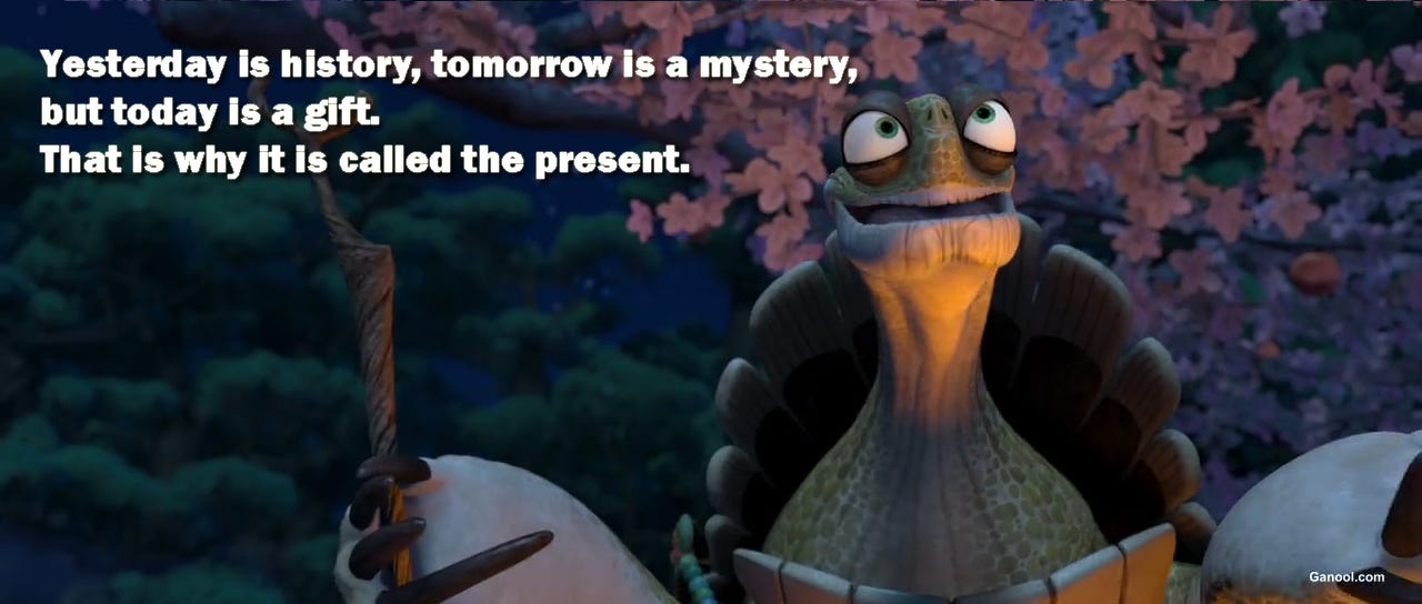 Today Is A Gift Kung Fu Panda Life Lessons From Kung Fu Panda - Ming Gao - Medium