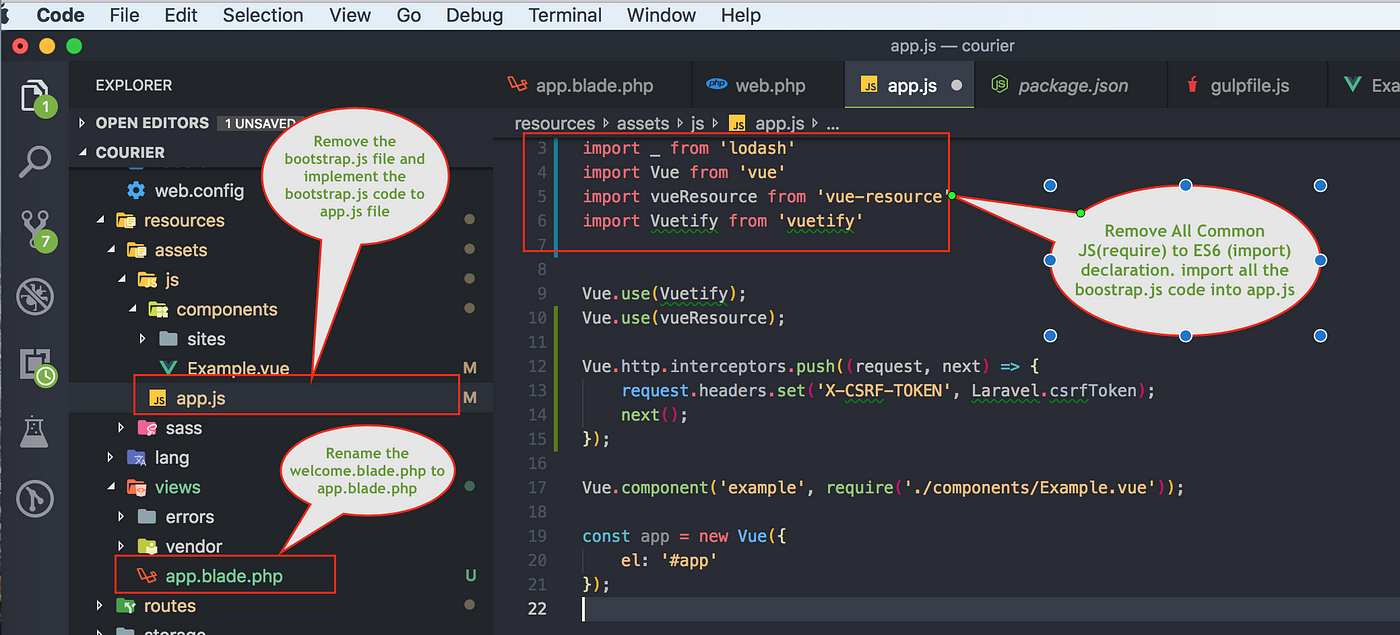 Laravel 5.3 to 5.8 with Vue JS (Part2) | by Tariqul Islam | Medium