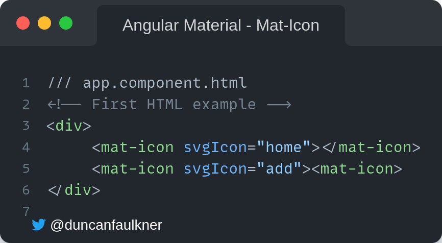 How to: Use Angular Material's Mat-Icon with local SVG Images? | ngconf
