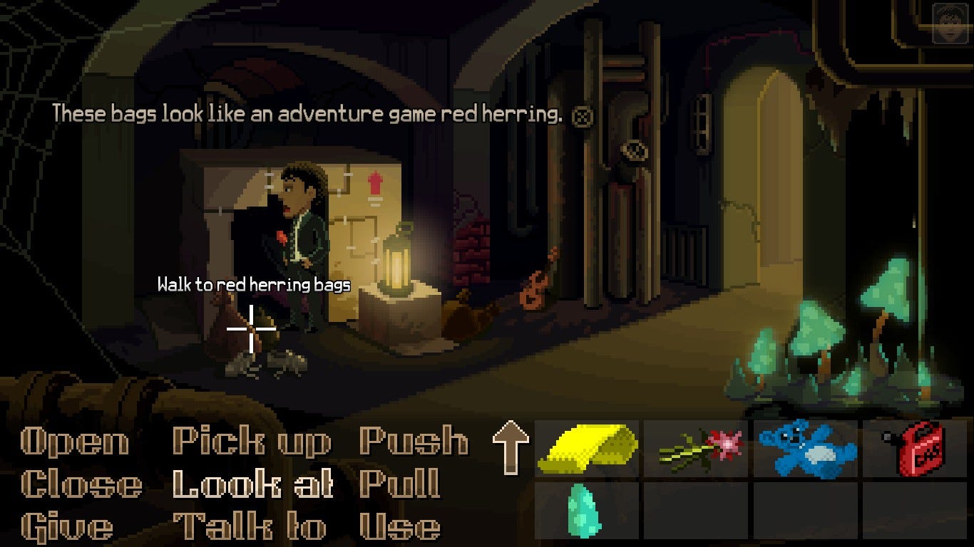 Sadly, the game is still full of items that are nothing but red herrings