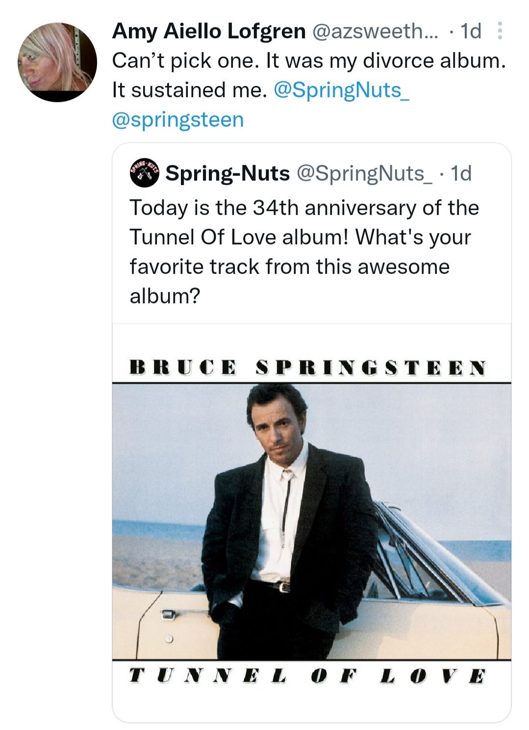 Springsteen's 'Tunnel of Love' is an Album for a Certain Season of Life |  by Paul Combs | Rock n'Heavy