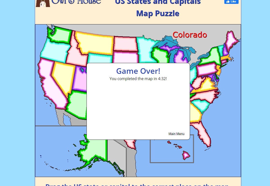 How to learn the map of the united states collegelearners