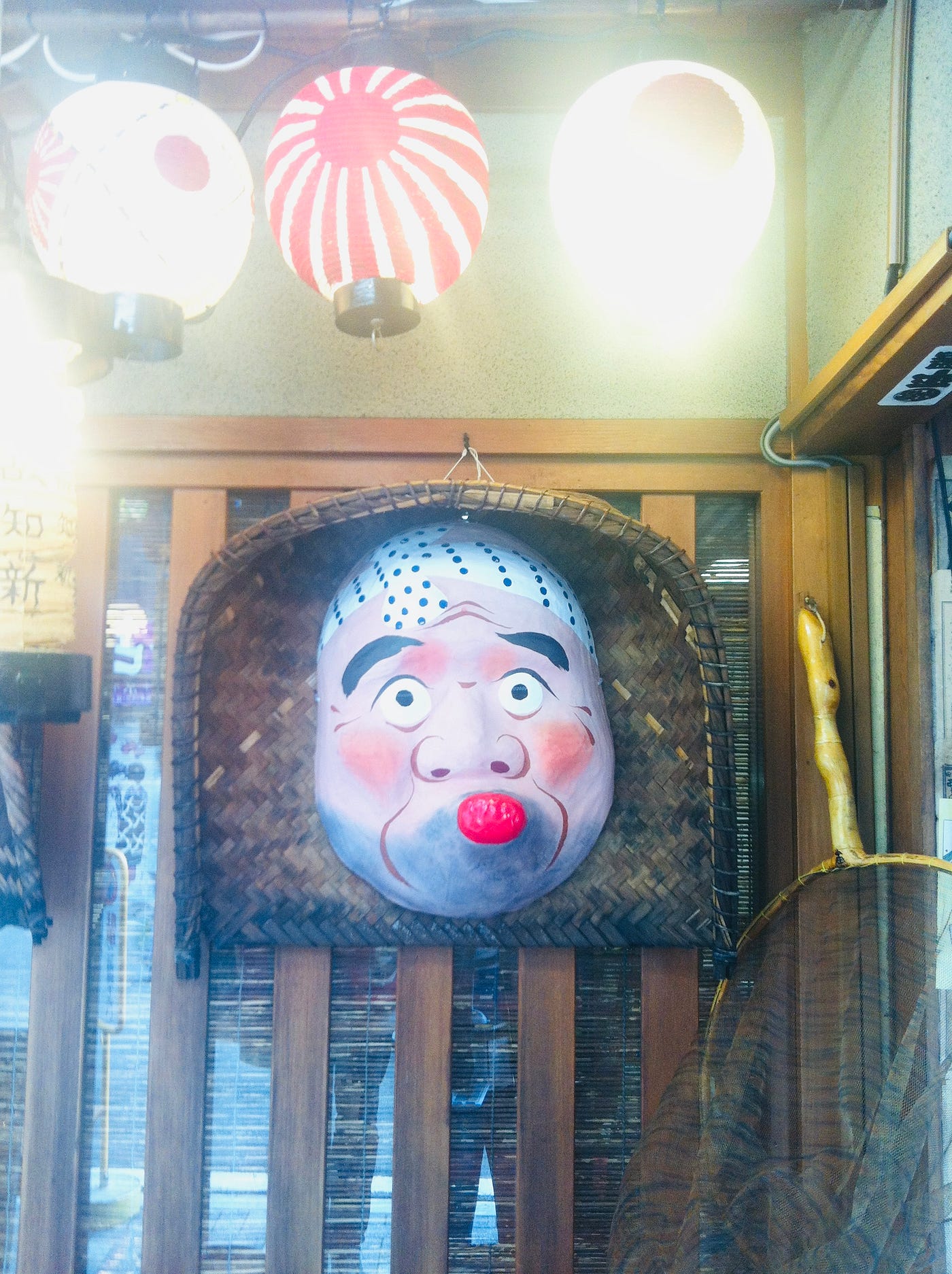 Japanese traditional mask, Kyoto, 2013