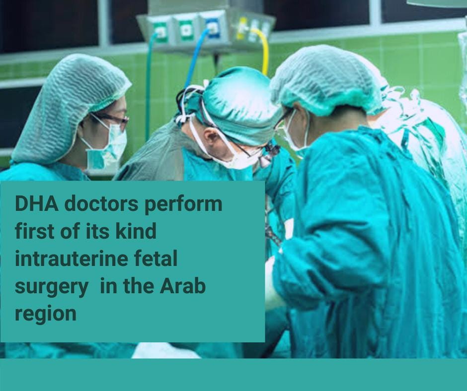 DHA Doctors Performs FirstEver Intrauterine Fetal Surgery Daily