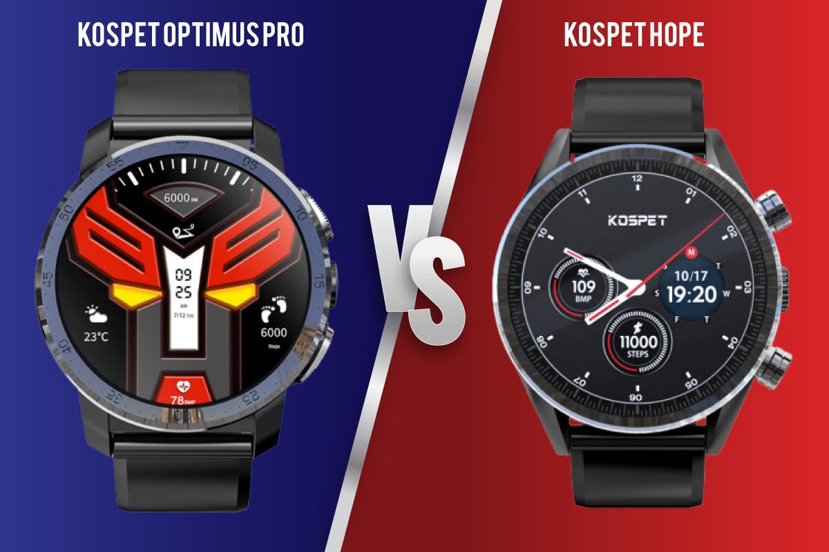 Kospet Optimus Pro vs Kospet Hope 4G | by Tioonk | Medium