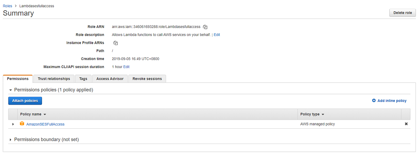 Use Lambda to trigger SES with SMTP send email to others. by Ljyacc