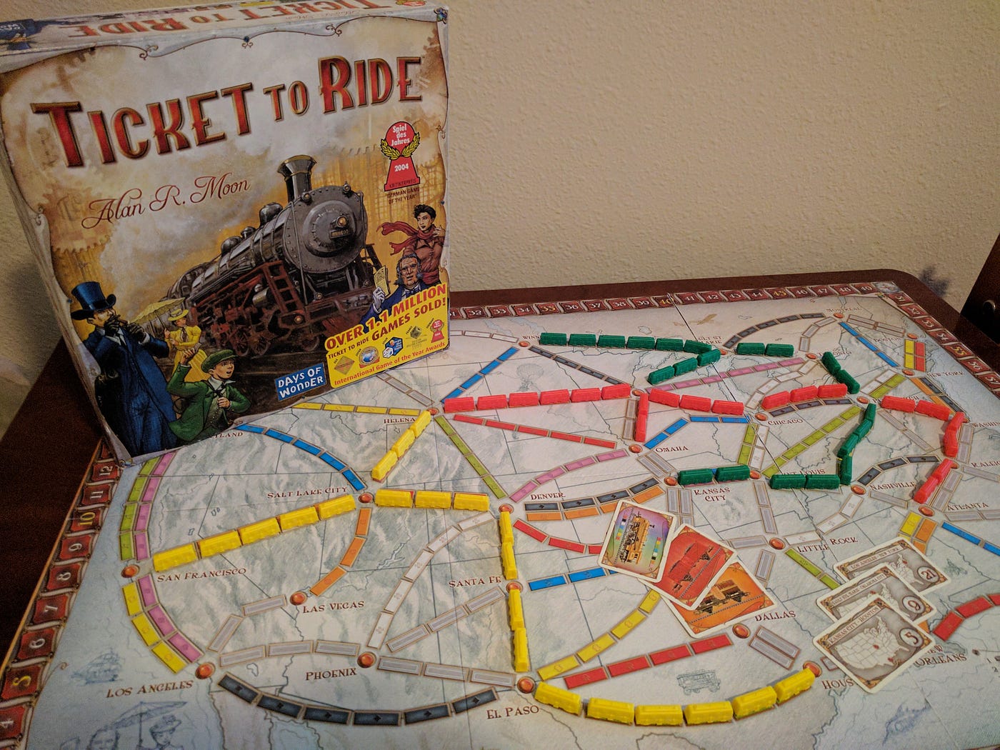 How to play: Ticket to Ride. Ticket to Ride is a euro-style train… | by  Bradley Mahoney | Board Game Brother | Medium