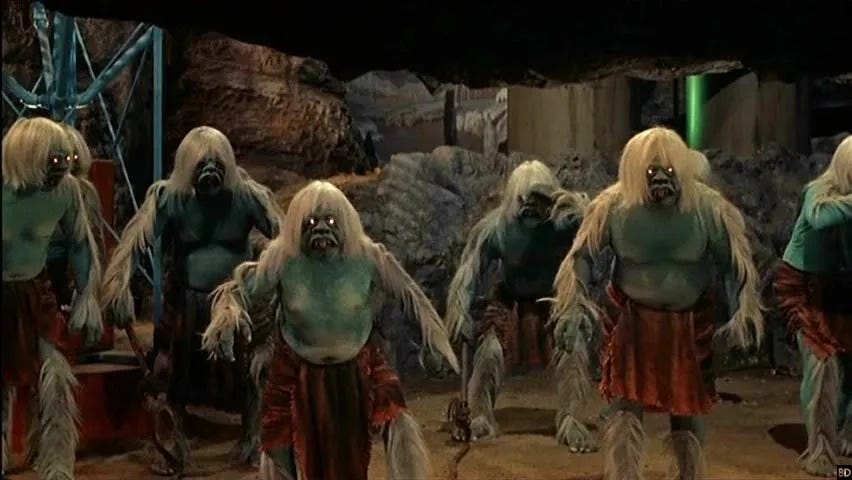The Morlocks from H.G. Wells’ Time Machine film adaptation.