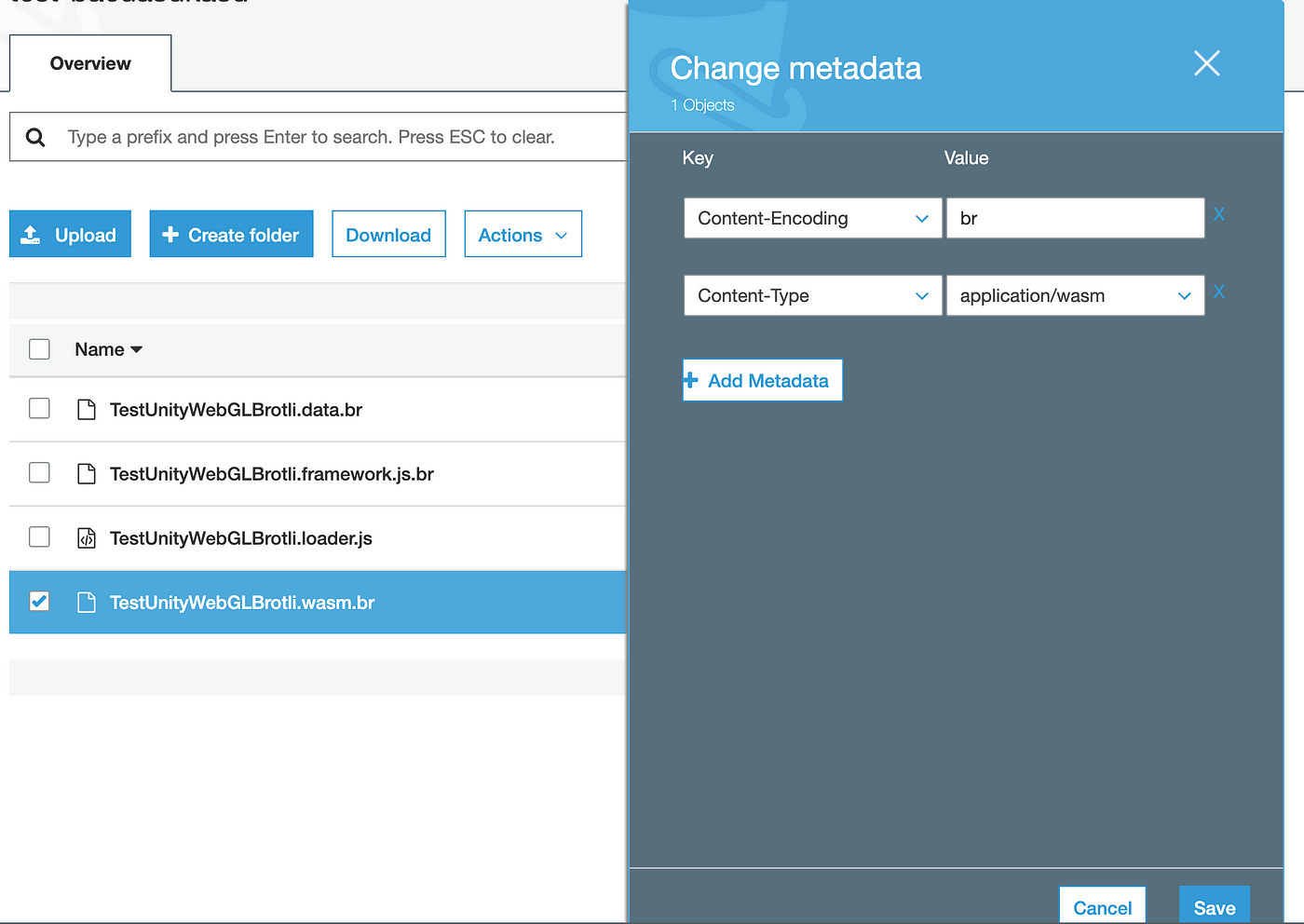 Object MetaData in Amazon S3