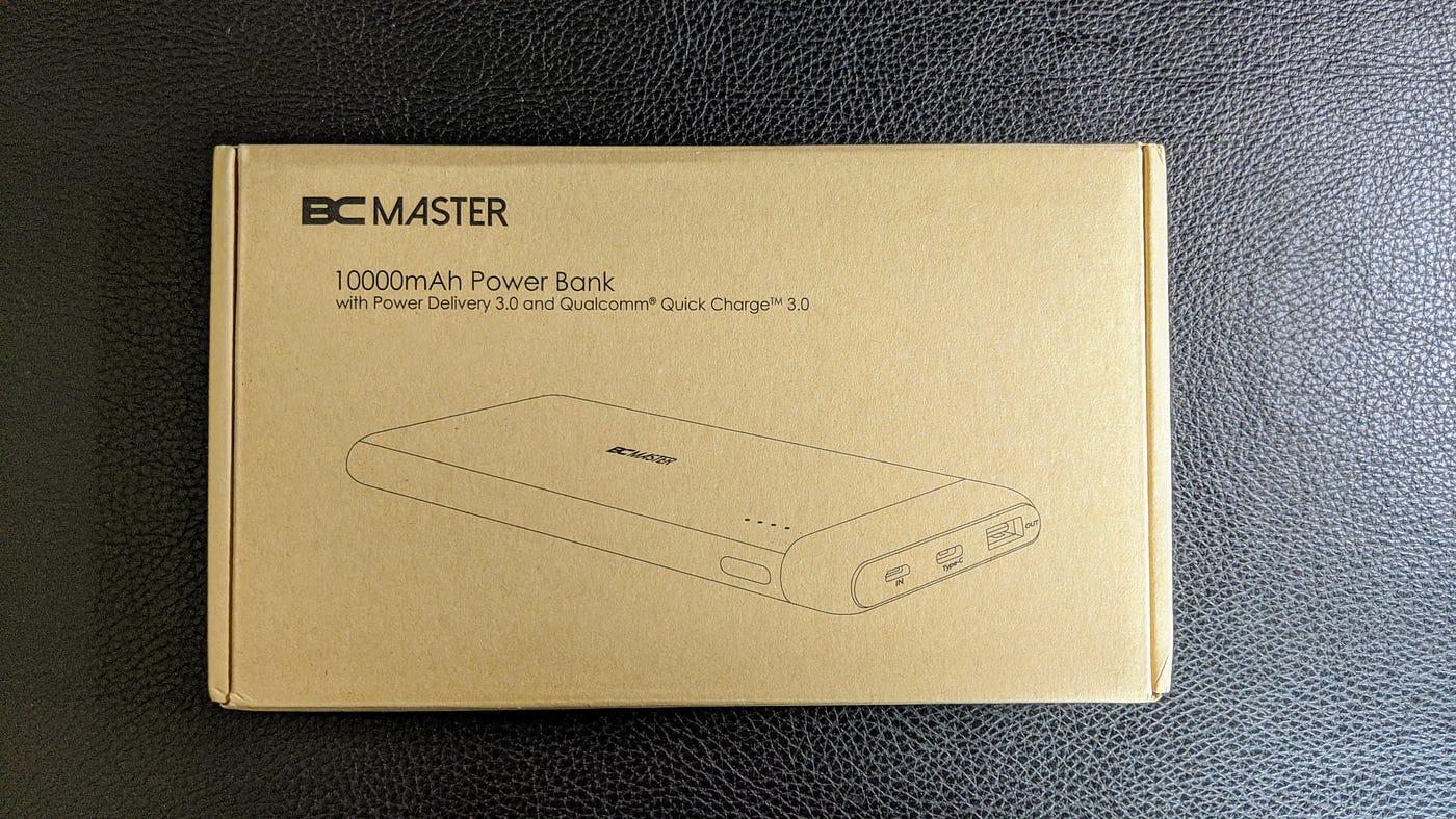 BC MASTER USB C Power Bank 10000mAh Portable Charger Review | by Andrew  Gobran | Medium