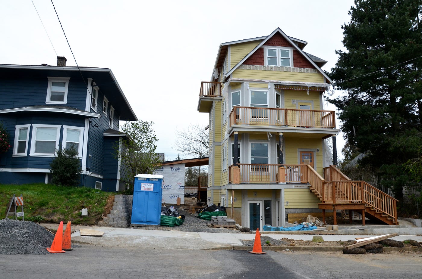 One house, four homes: Dekum project shows the potential of stacked flats |  by Portland For Everyone | Medium