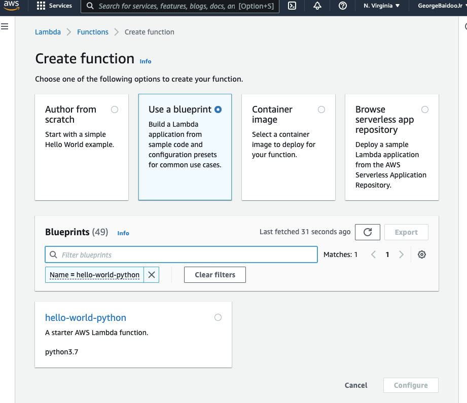 Run a Serverless “Hello World” with AWS Lambda | by George Baidoo Jr ...