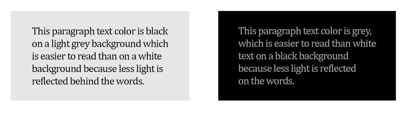 White Text on Black Makes Me Want to Gouge My Eyes Out Like Oedipus | by  Rodrigo S-C | Writers' Blokke | Medium