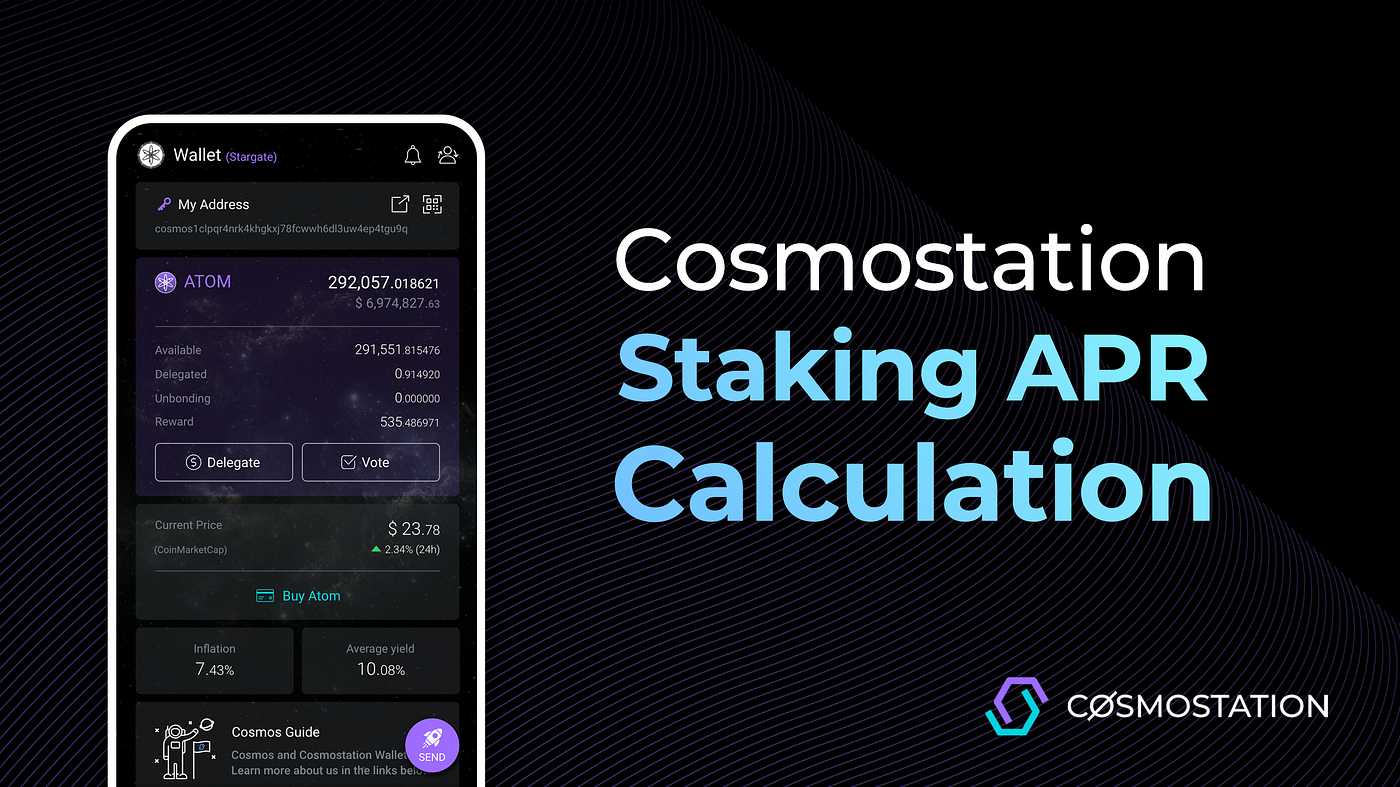 Staking APR: how is it calculated? | by Mikey JH Lee | Cosmostation | Medium