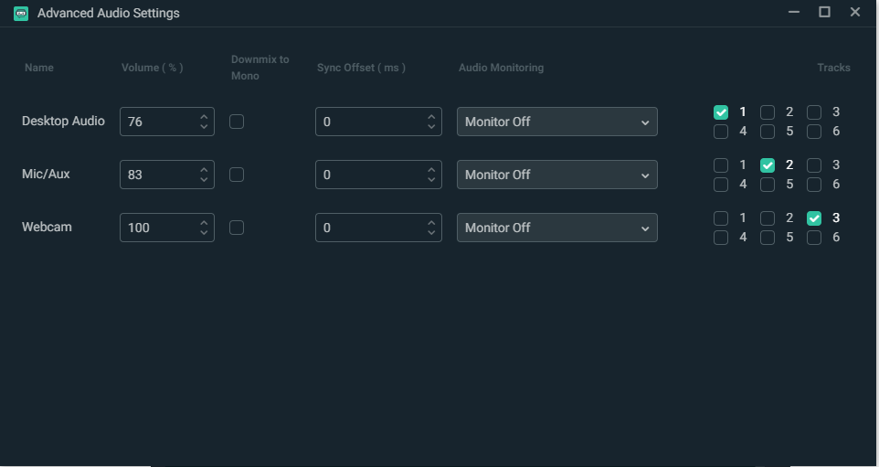 How to use multi-track recording in 