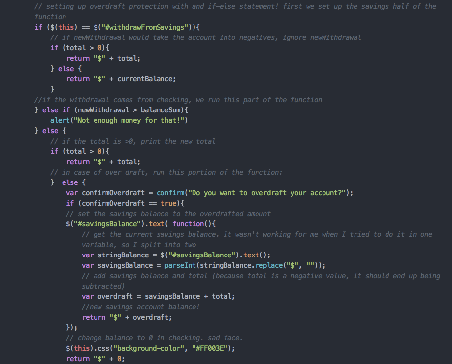 Building a jQuery ATM. …since jQuery is all about the money… | by ...