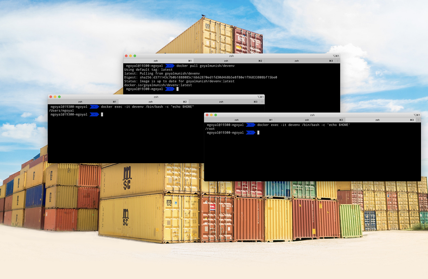 Host vs. Container Environment Variables in docker exec command | by Munish  Goyal | An Idea (by Ingenious Piece) | Medium
