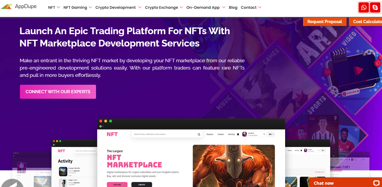 Top 8 NFT Marketplace Development Companies for Startups & Enterprises