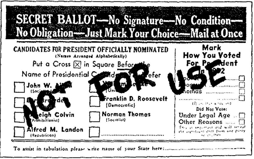 Two Lessons Of Sampling Bias From 1936 Us Elections By Ozan Ozbey Medium