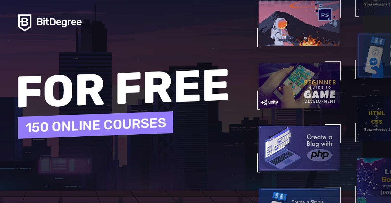 Over 150 BitDegree Courses — on the House! | by BitDegree | BitDegree
