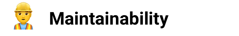 Maintainability