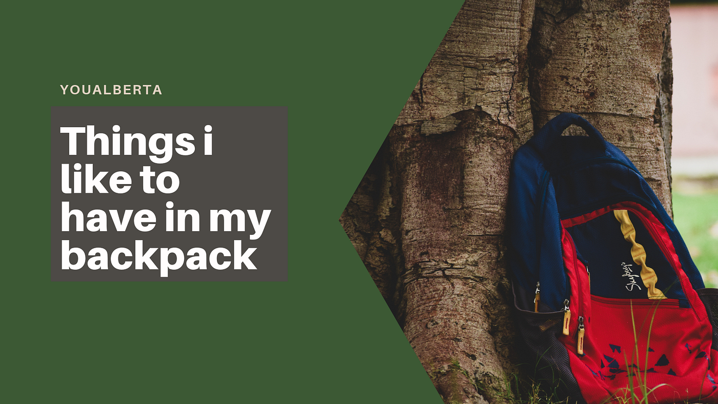 this is my backpack