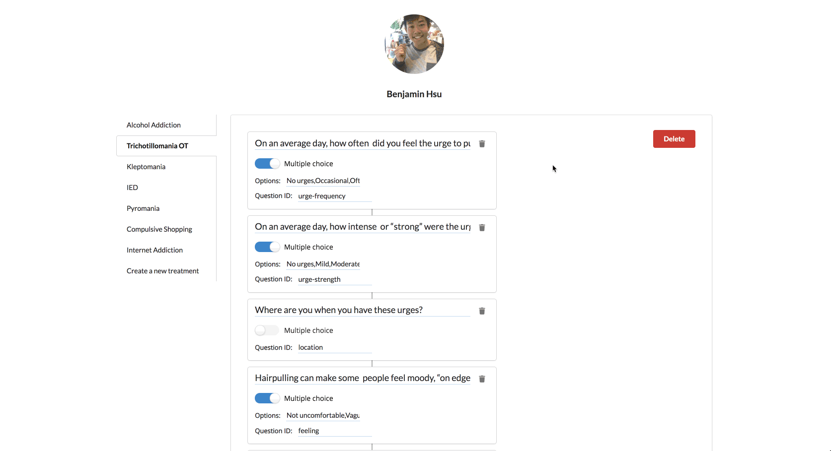 Trichy the Pullbot: Augmenting Habit-Reversal Therapy with Technology | by  Ben Hsu | HackMentalHealth | Medium