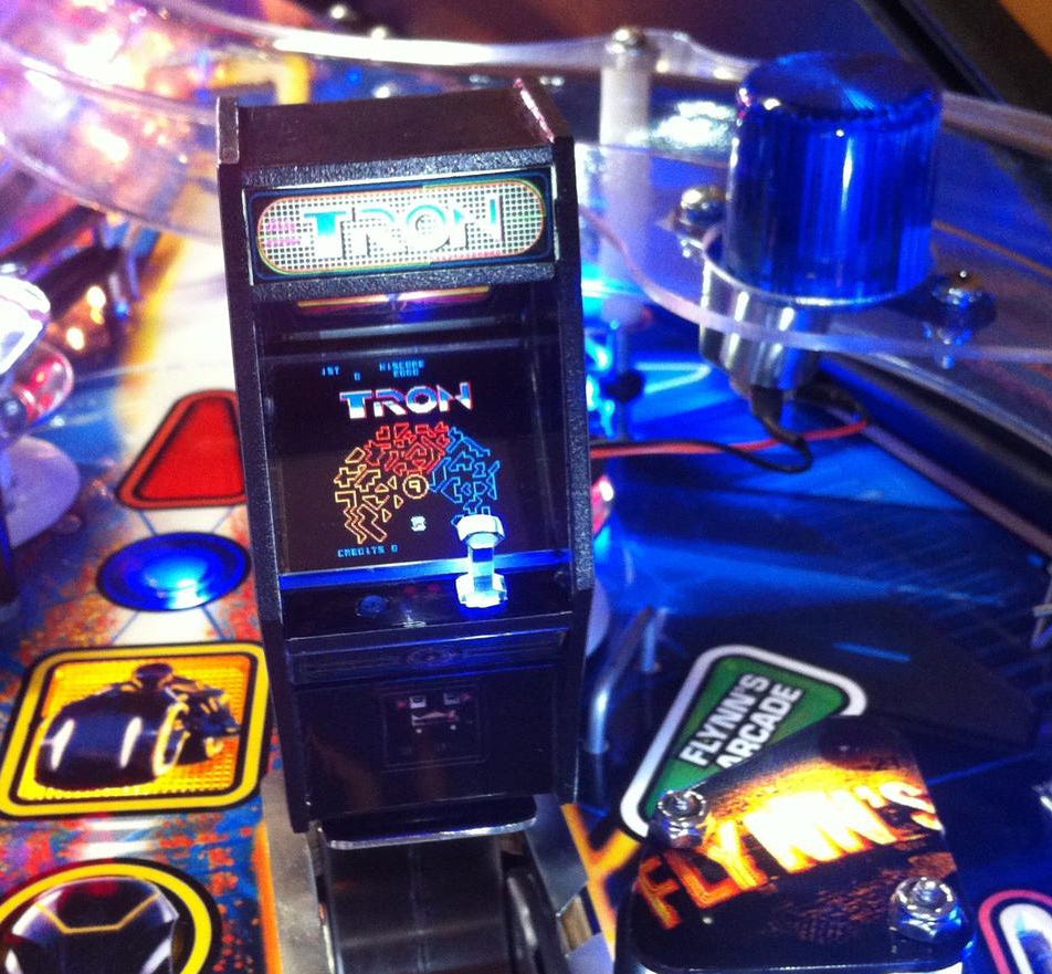 Tron Recognizer Mod for Stern Pinball Machine New look easy install! 