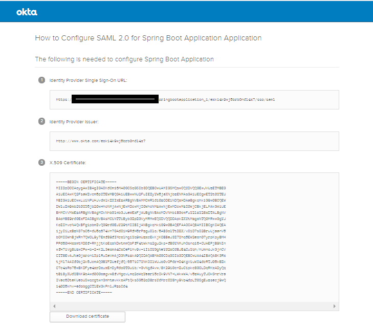 Configured OKTA (SAML 2.0) with Spring Boot Application | by Ayushi ...