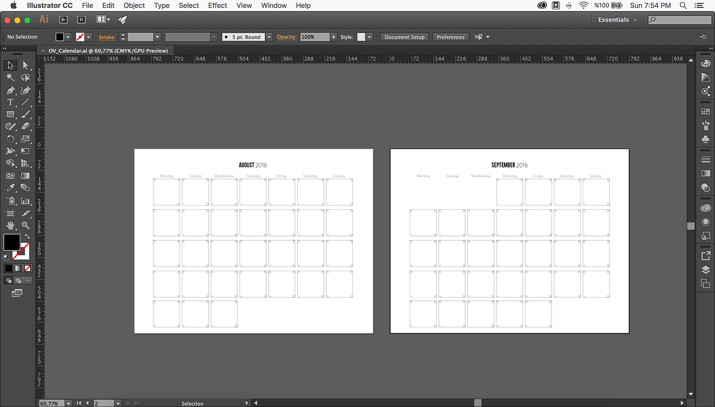 Making your own calendar. A while ago, I came across with an… by Onat