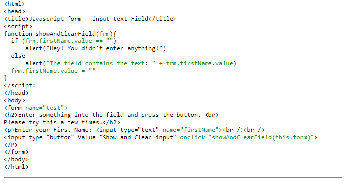 JavaScript and It's Forms. Getting and Setting input text field… | by Ayran  Olckers | JavaScript in Plain English