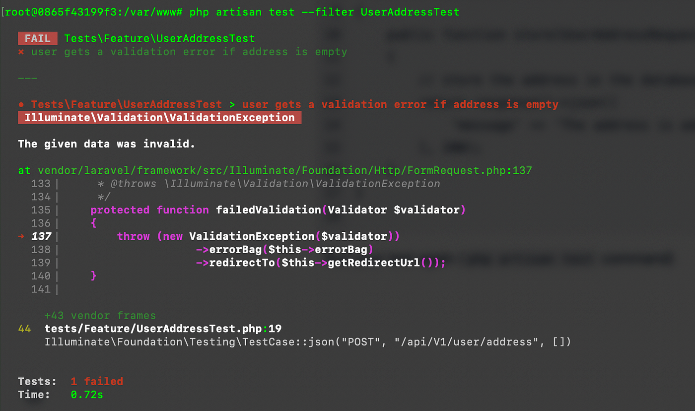 Integration testing Laravel application (taking TDD approach ) | by Behzad  Fazelasl | Teknasyon Engineering