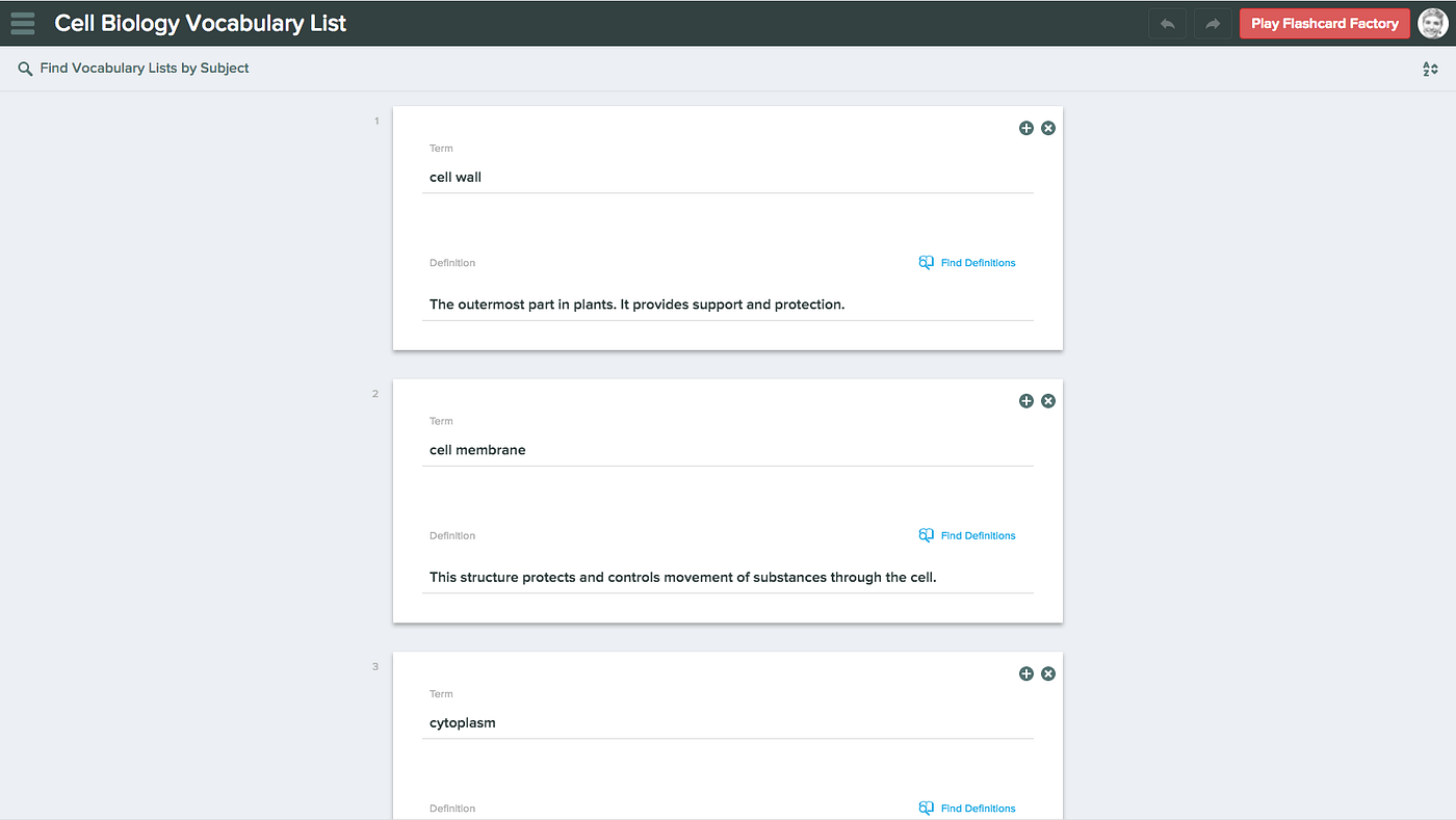 Introducing Pear Deck Vocabulary and Flashcard Factory by Pear Deck