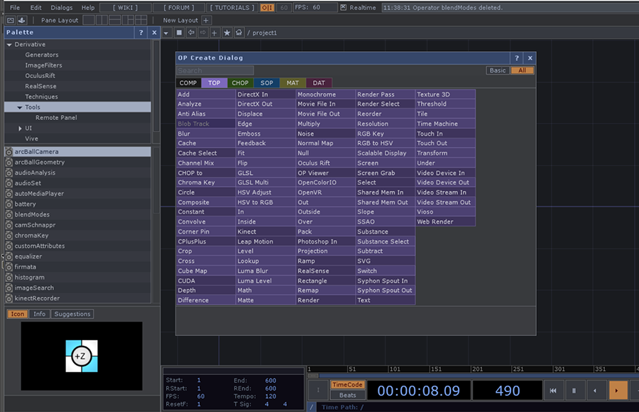 Building a Live Custom AudioReactive Visualization in Touchdesigner