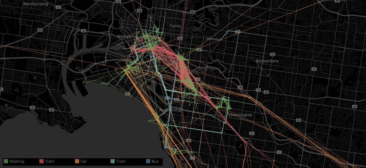 Google location history