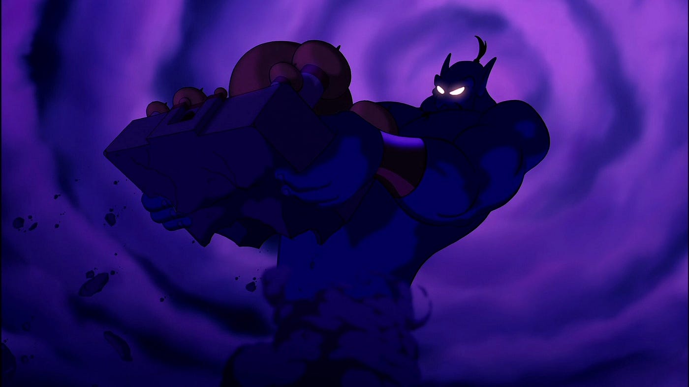 I Nightmare of Genie. Disney’s “Aladdin!” is a staple of… | by tcouplan
