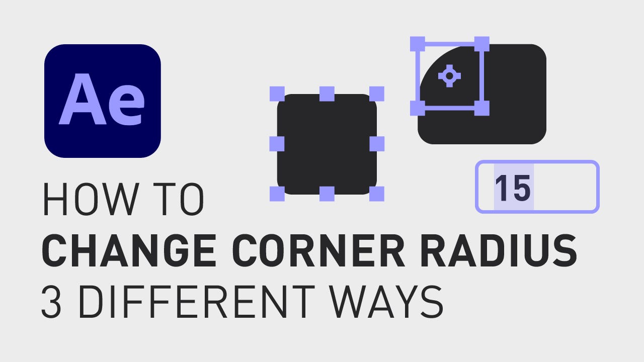 How to change round corners in After Effects | by David Lindgren | Medium