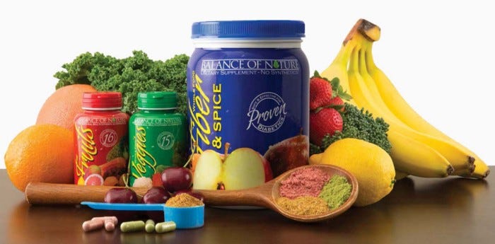 Balance of Nature products