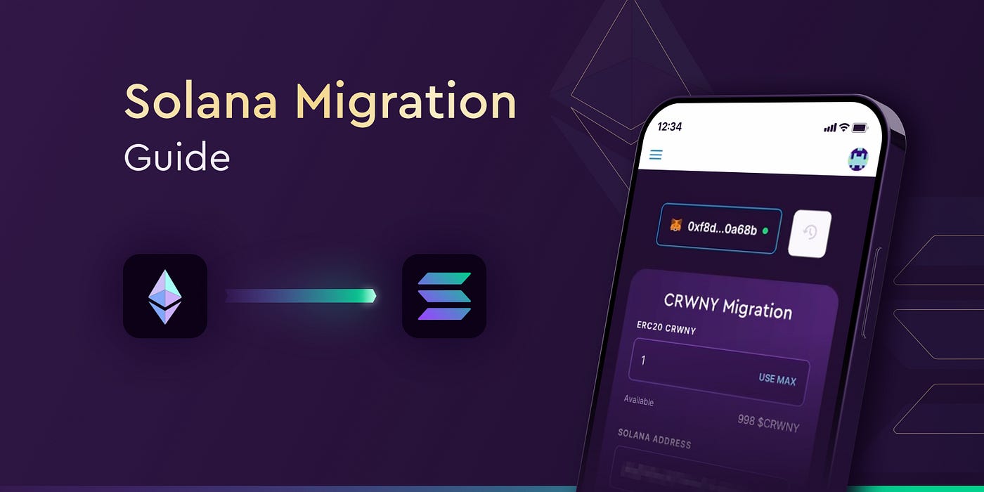 Crowny Solana Migration Guide