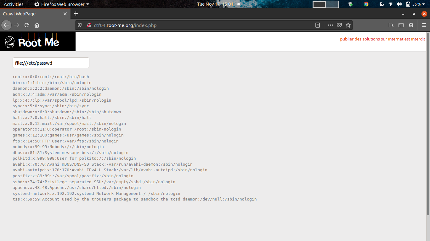Ssrf To Gaining Rce Rootme Ssrf Box Trevor Saudi Medium