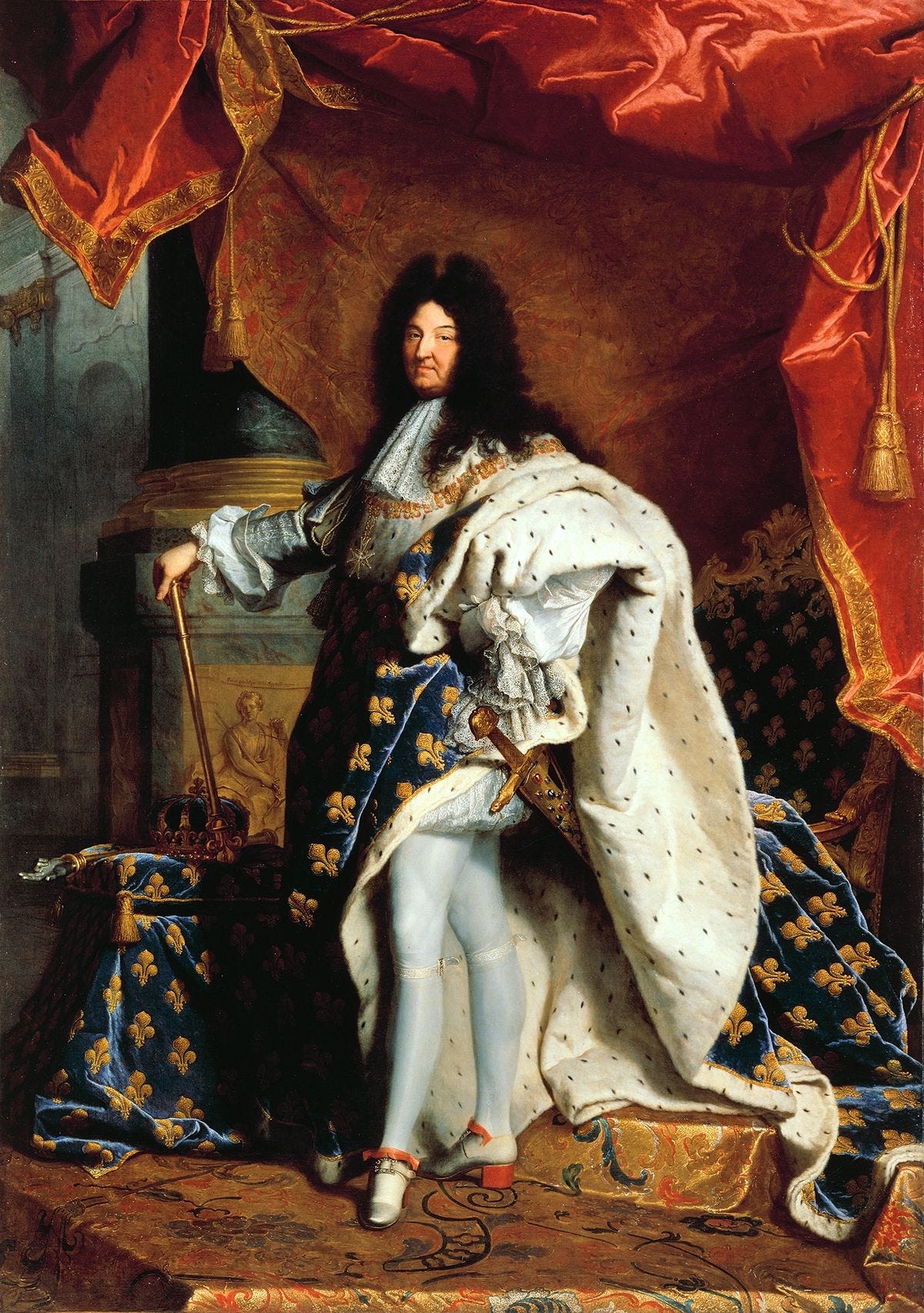 Luis XIV (1638–1715), autor de la famosa máxima: “El Estado soy yo”.