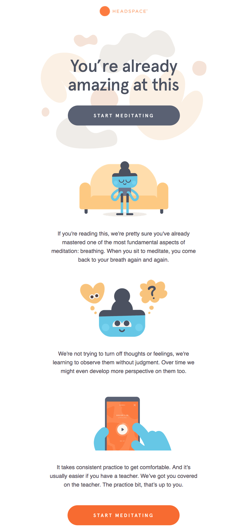 How Headspace Struck Gold with Onboarding Emails Best Practices for