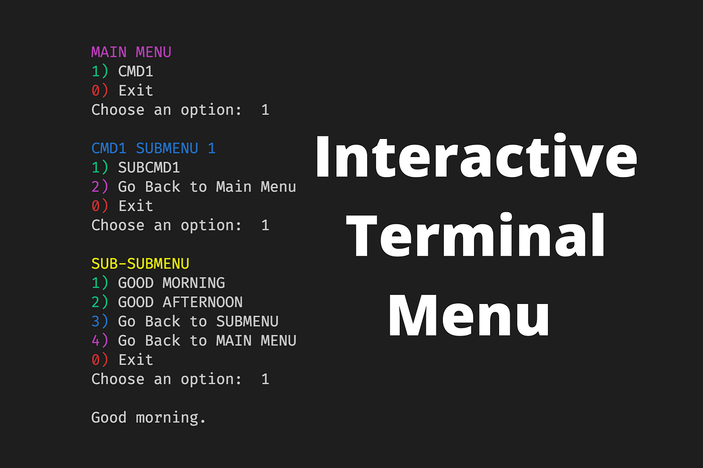 How to Create a Foolproof Interactive Terminal Menu With Bash