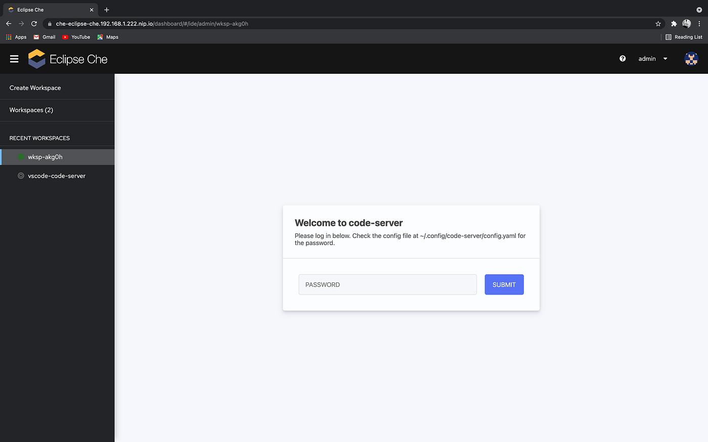 How to use Visual Studio Code Editor in Eclipse Che? | by Suyash Gupte ...