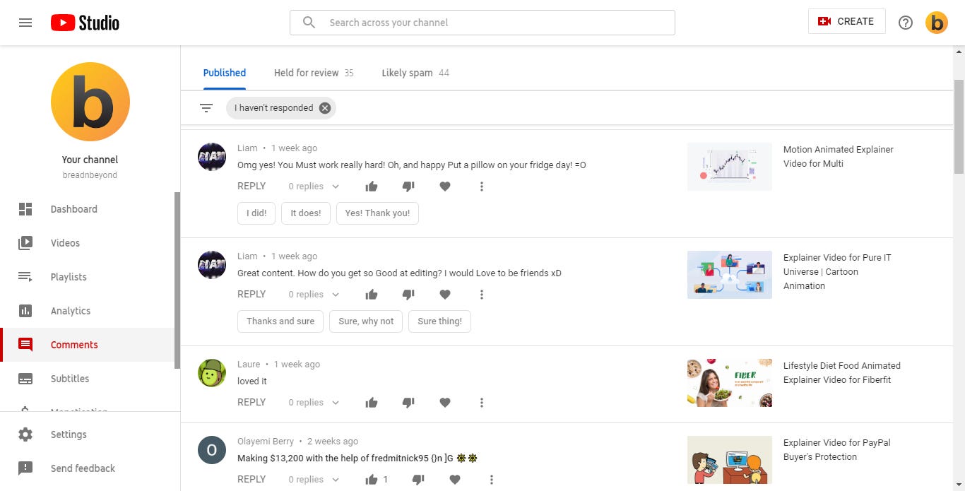 Easy Ways To Handle Spam Comments On Youtube By Breadnbeyond Medium