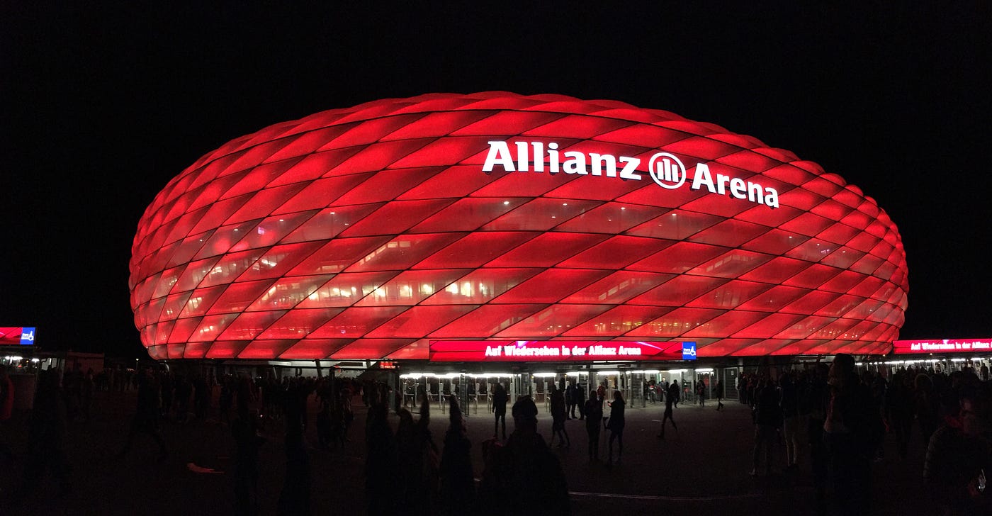 Allianz Arena Apres Glasgow Manchester Et Milan Je By Talal Mazroui Medium