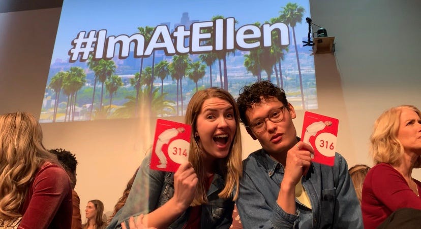 How I Got Picked to Play a Game on The Ellen Show | by Hannah Jones | The  Haven | Medium