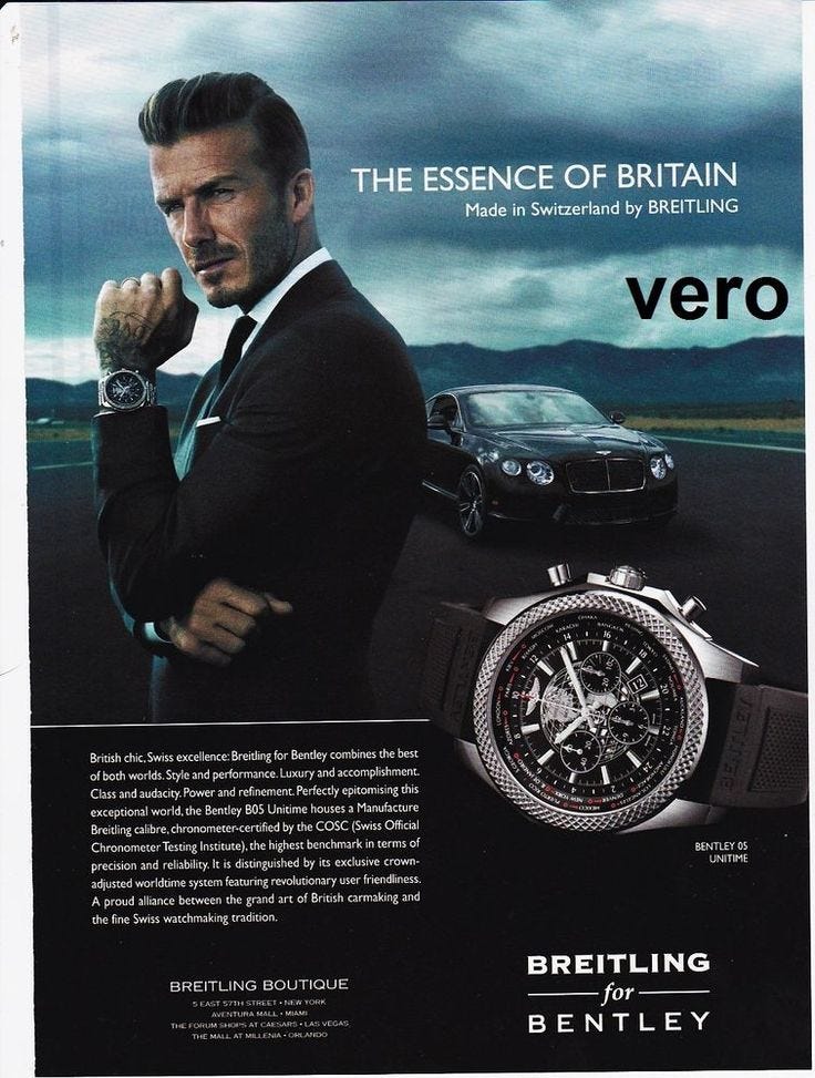 david beckham breitling